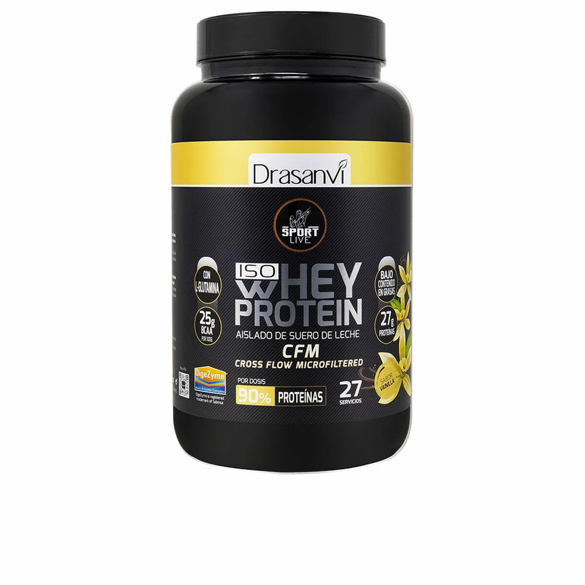 Contenido de proteínas Drasanvi Whey Protein 800 g Vainilla