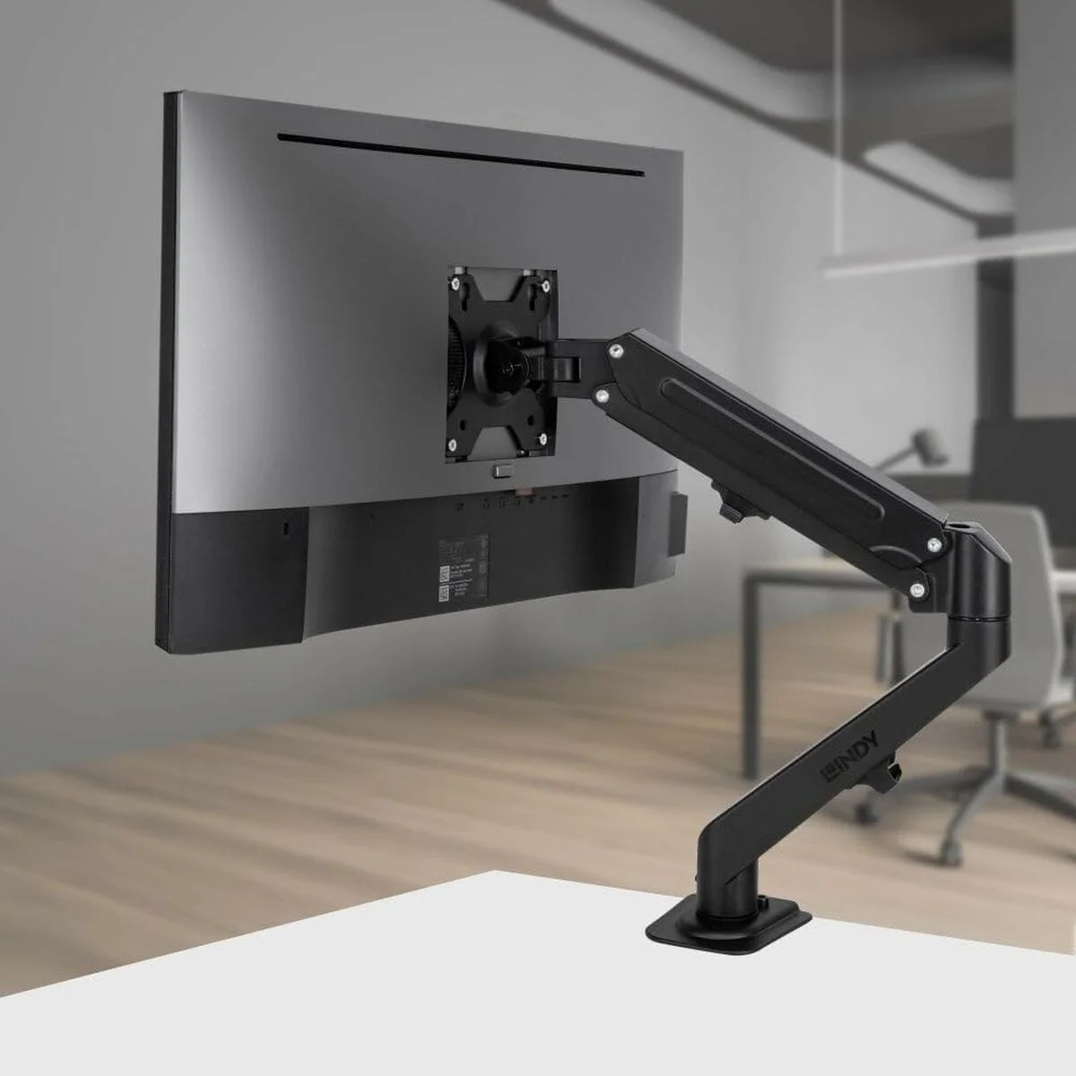 Soporte de Mesa para Pantalla LINDY EINZELMONTAGE - SCHWARZ