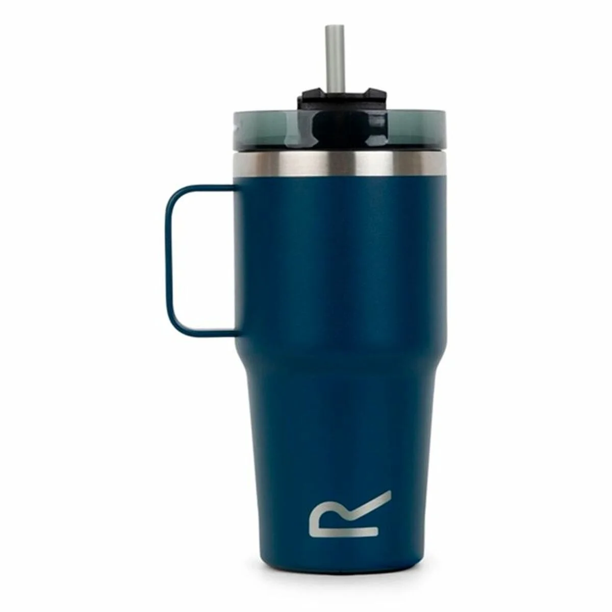 Vaso con Pajita Regatta Thermo Insulated Mug Azul oscuro 600 ml Acero Inoxidable
