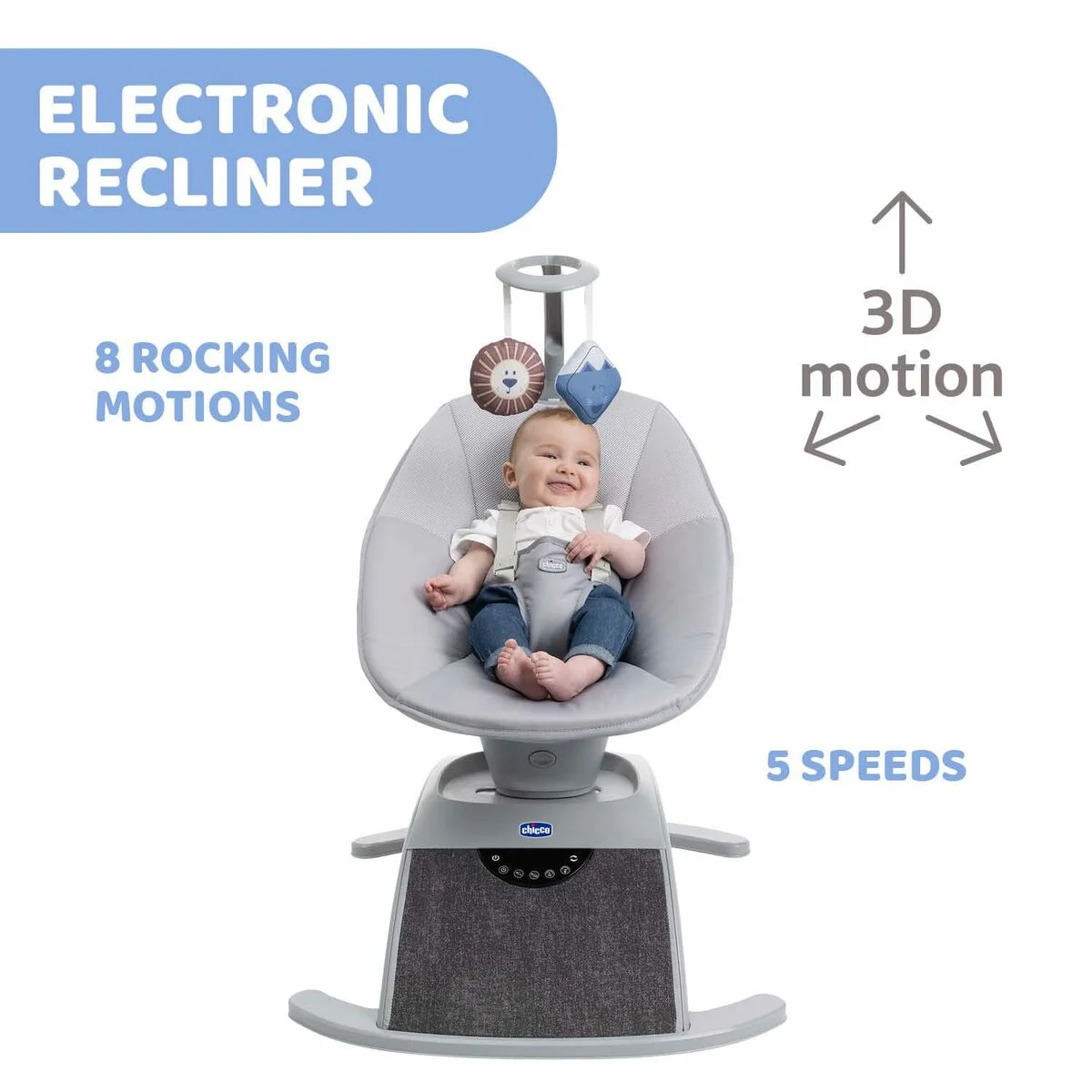 Hamaca para Bebé Chicco 08079890160000 Negro Gris