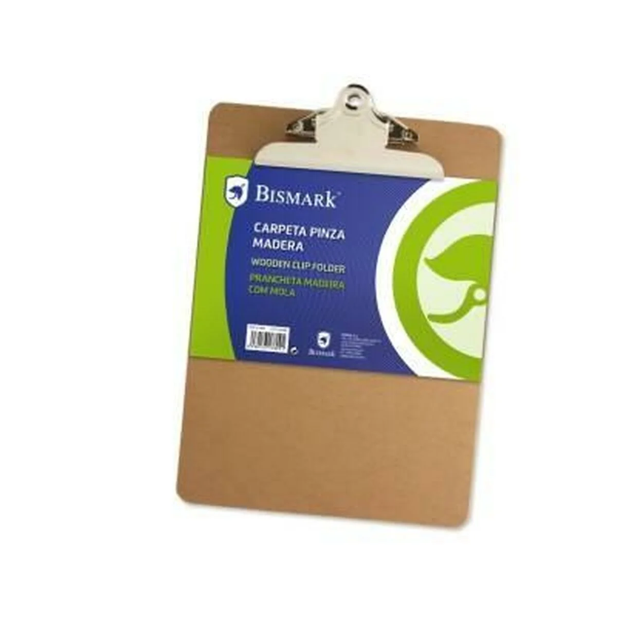 Carpeta con pinza Bismark A4 Madera (24 Unidades)