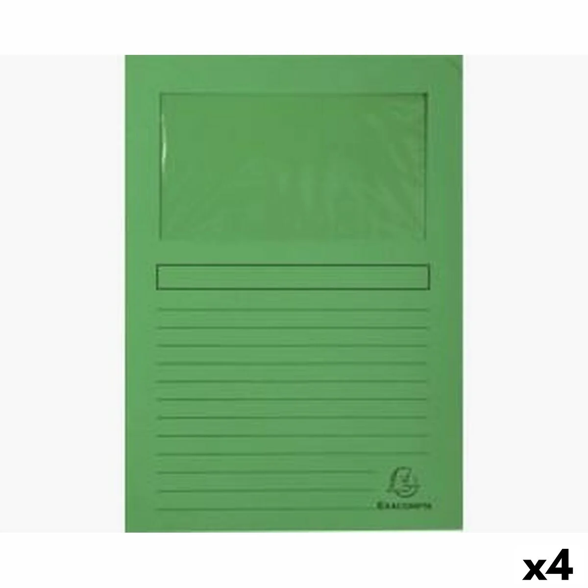 Set de Subcarpetas Exacompta A4 100 Piezas (4 Unidades)