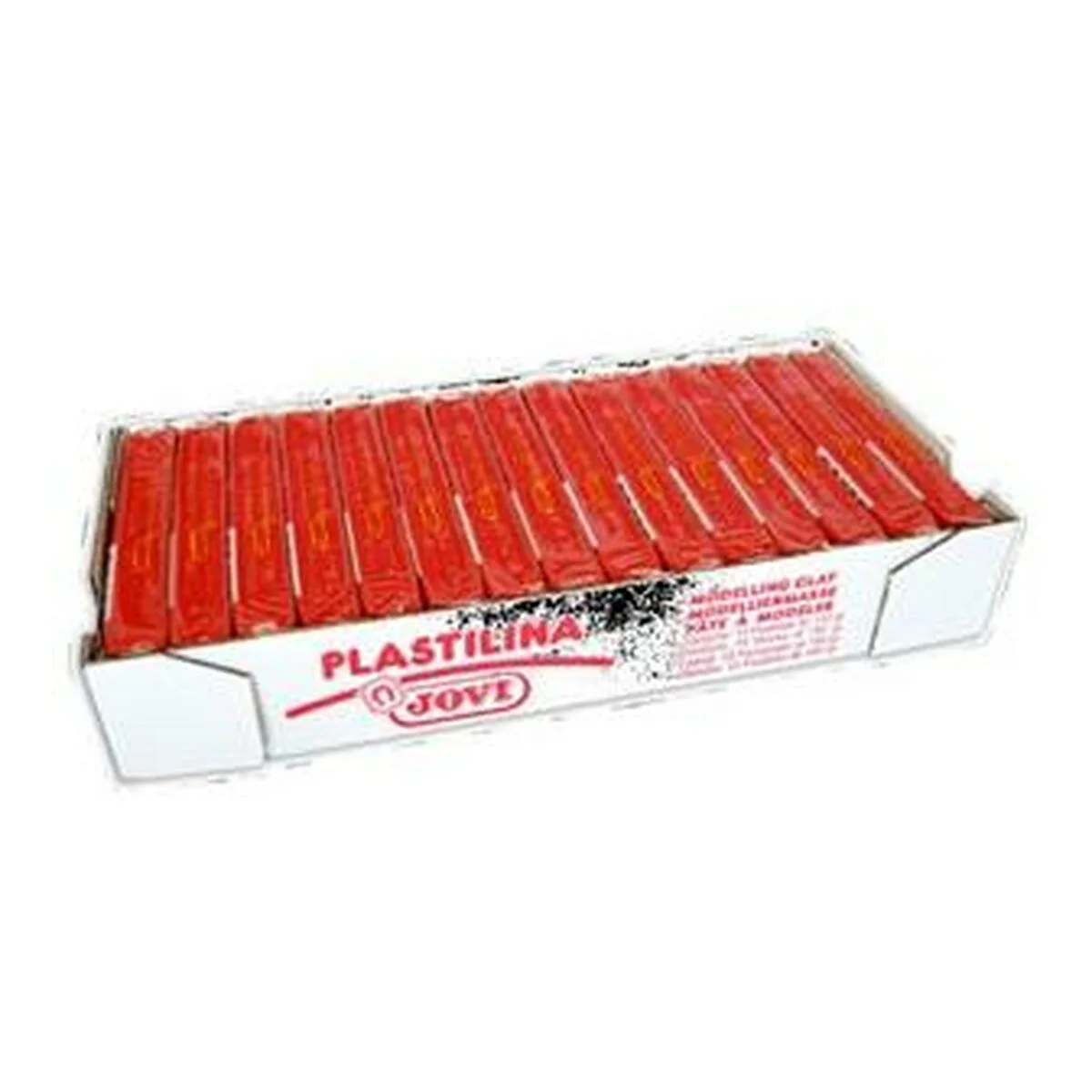 Plastilina Jovi Rojo 150 g 15 Piezas (4 Unidades)