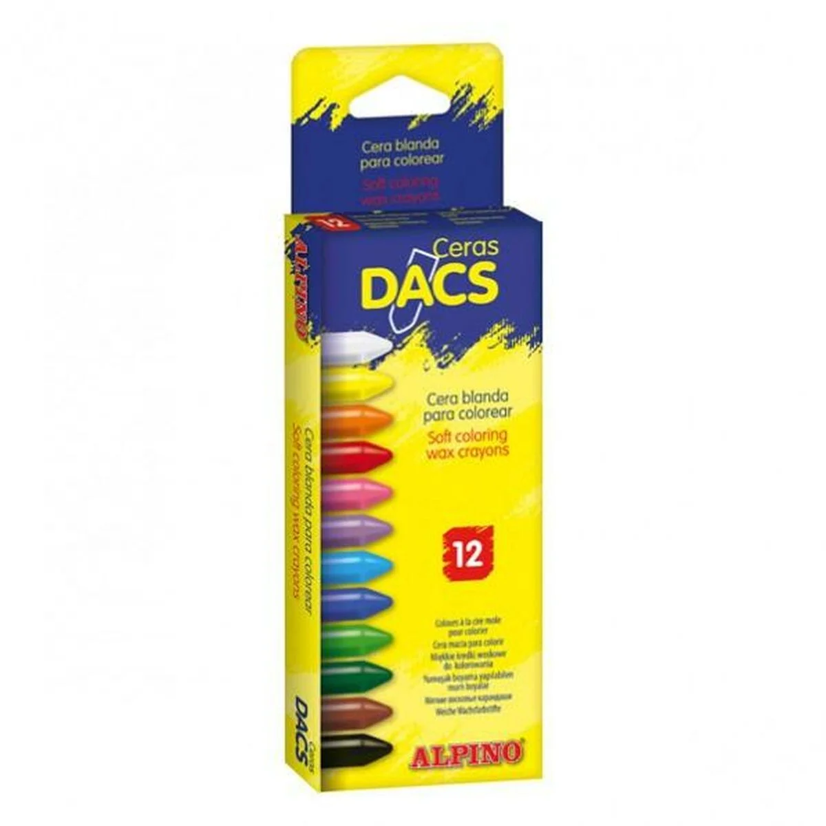 Ceras de colores Alpino Dacs Multicolor (120 Unidades)