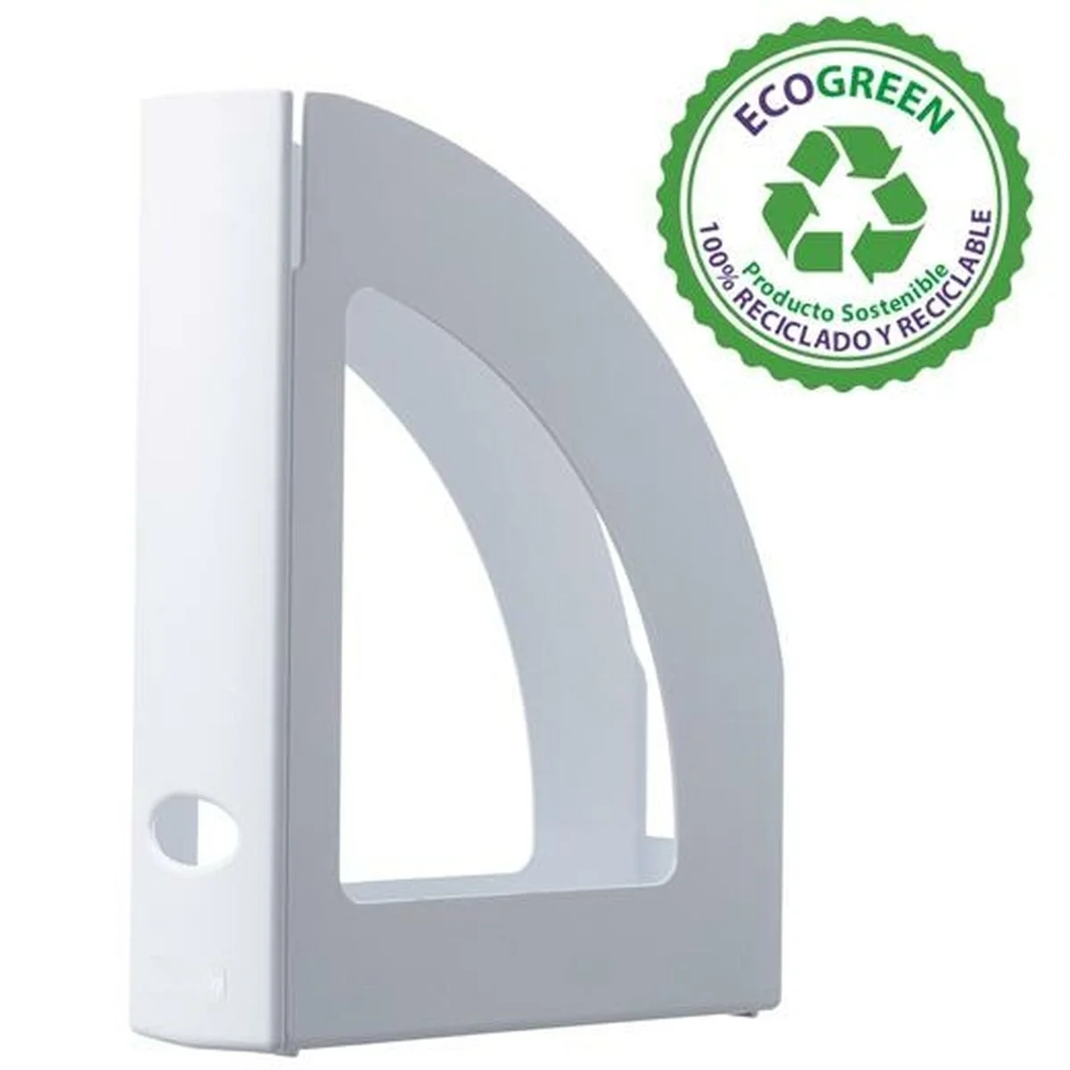 Revistero Archivo 2000 Ecogreen Blanco A4 Poliestireno 25 x 8 x 32 cm (6 Unidades)