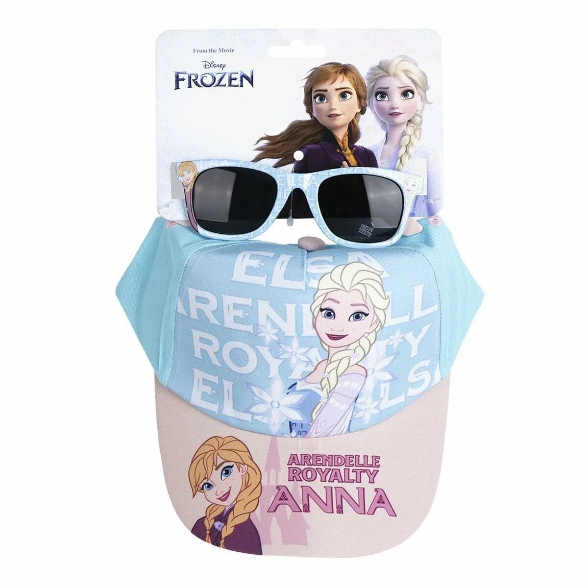 Set de gorra y gafas de sol Frozen Azul