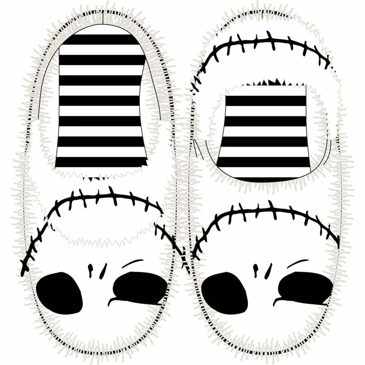 Zapatillas de Estar por Casa The Nightmare Before Christmas