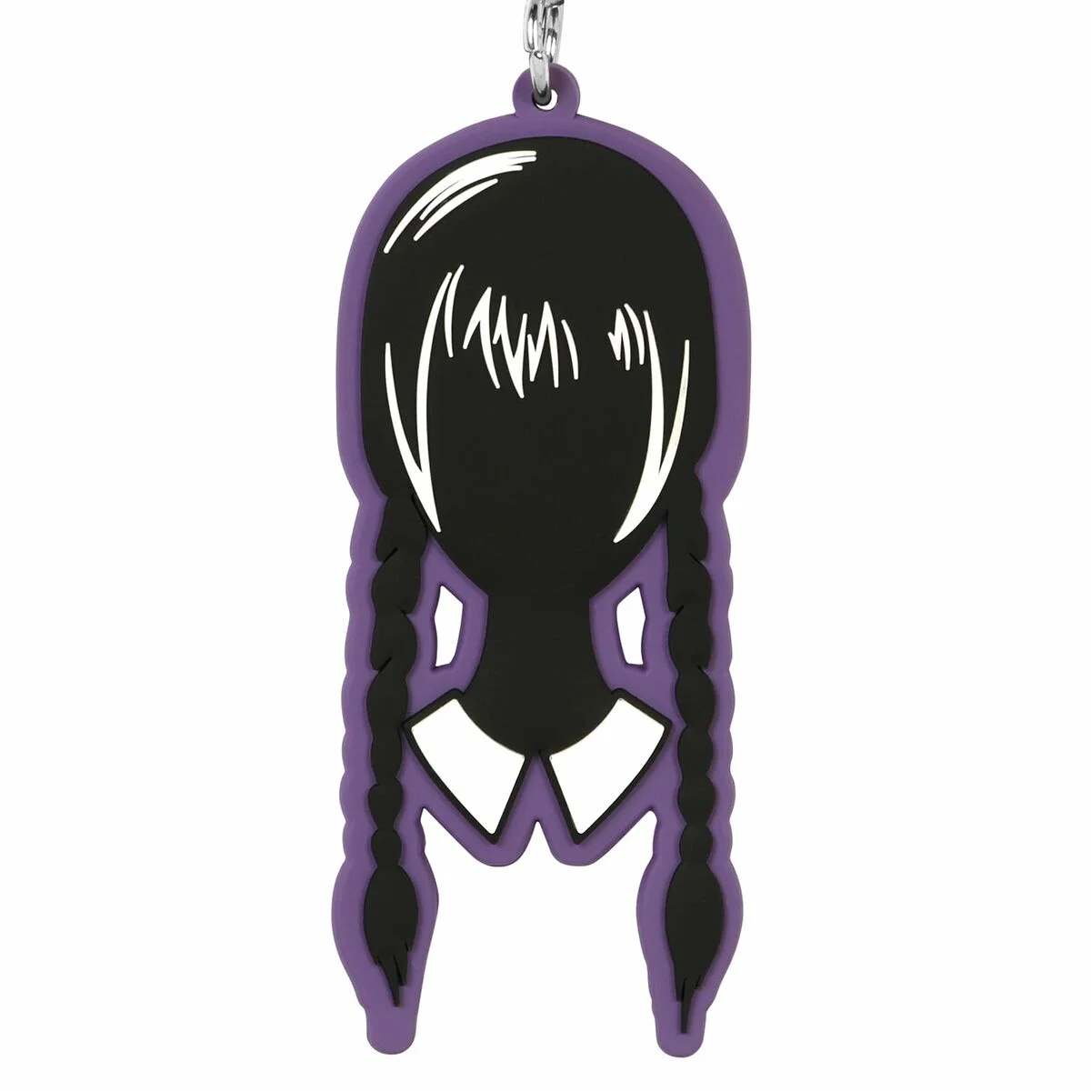 Llavero Wednesday Head Negro