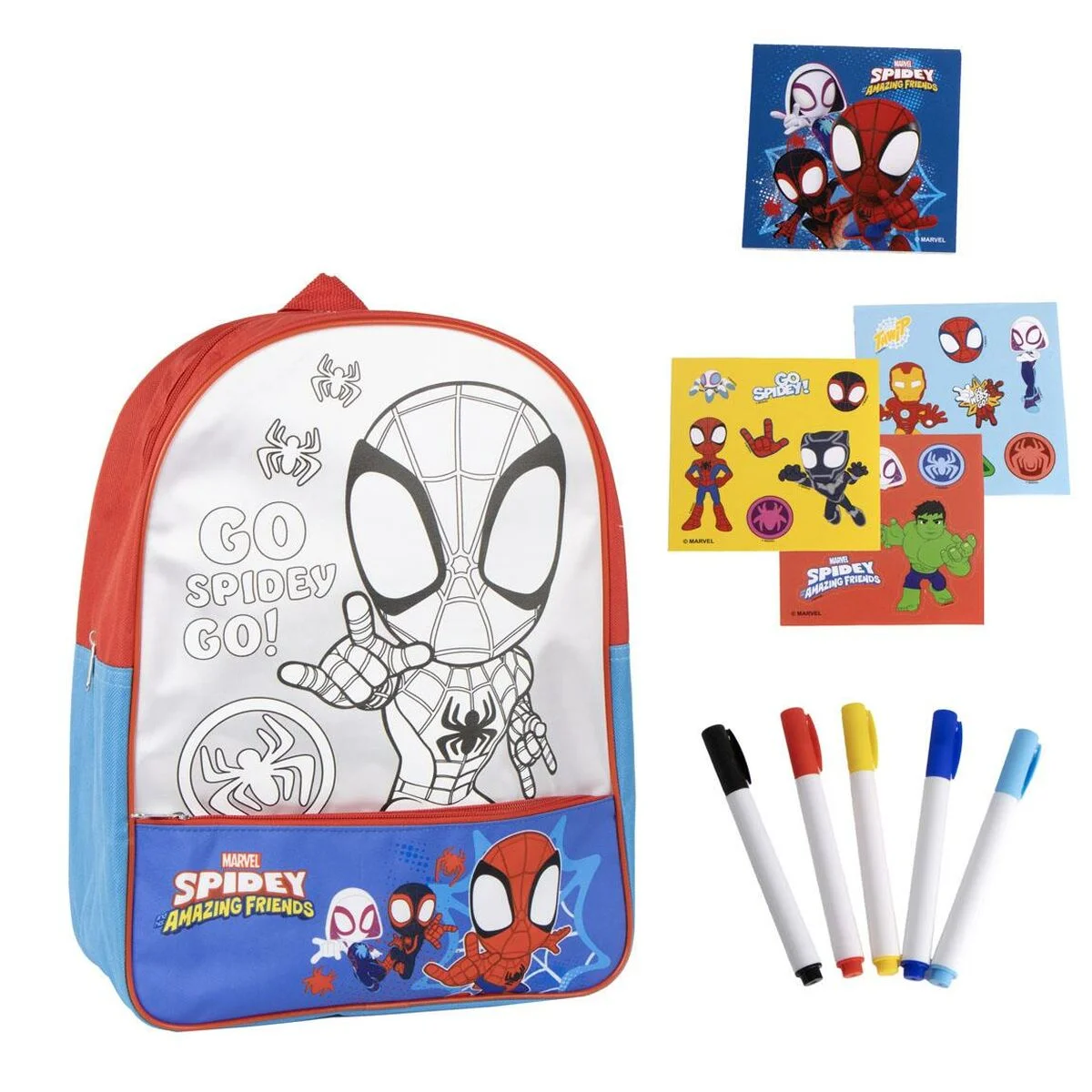 Mochila Escolar Spidey Rojo