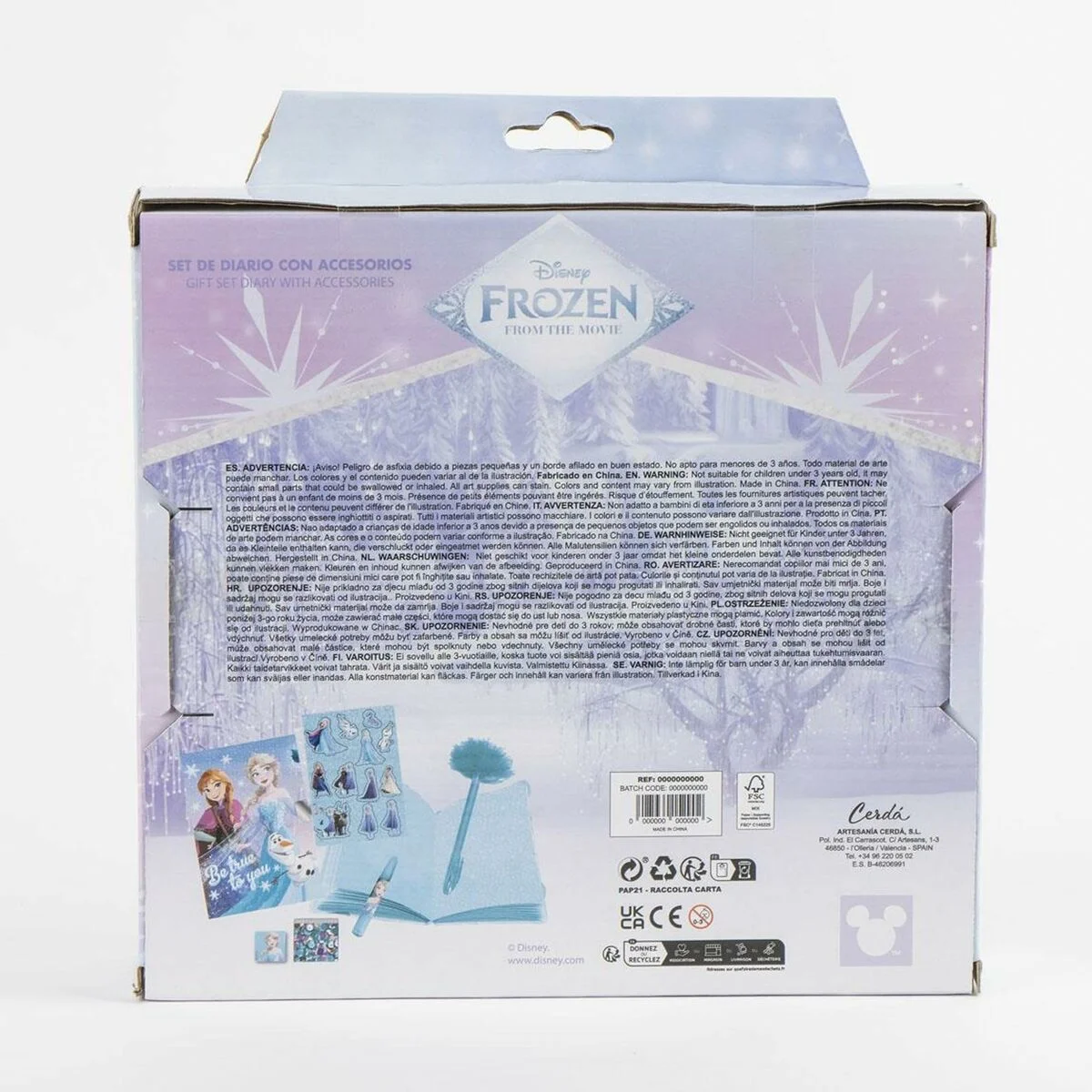 Set de Papelería Frozen Multicolor