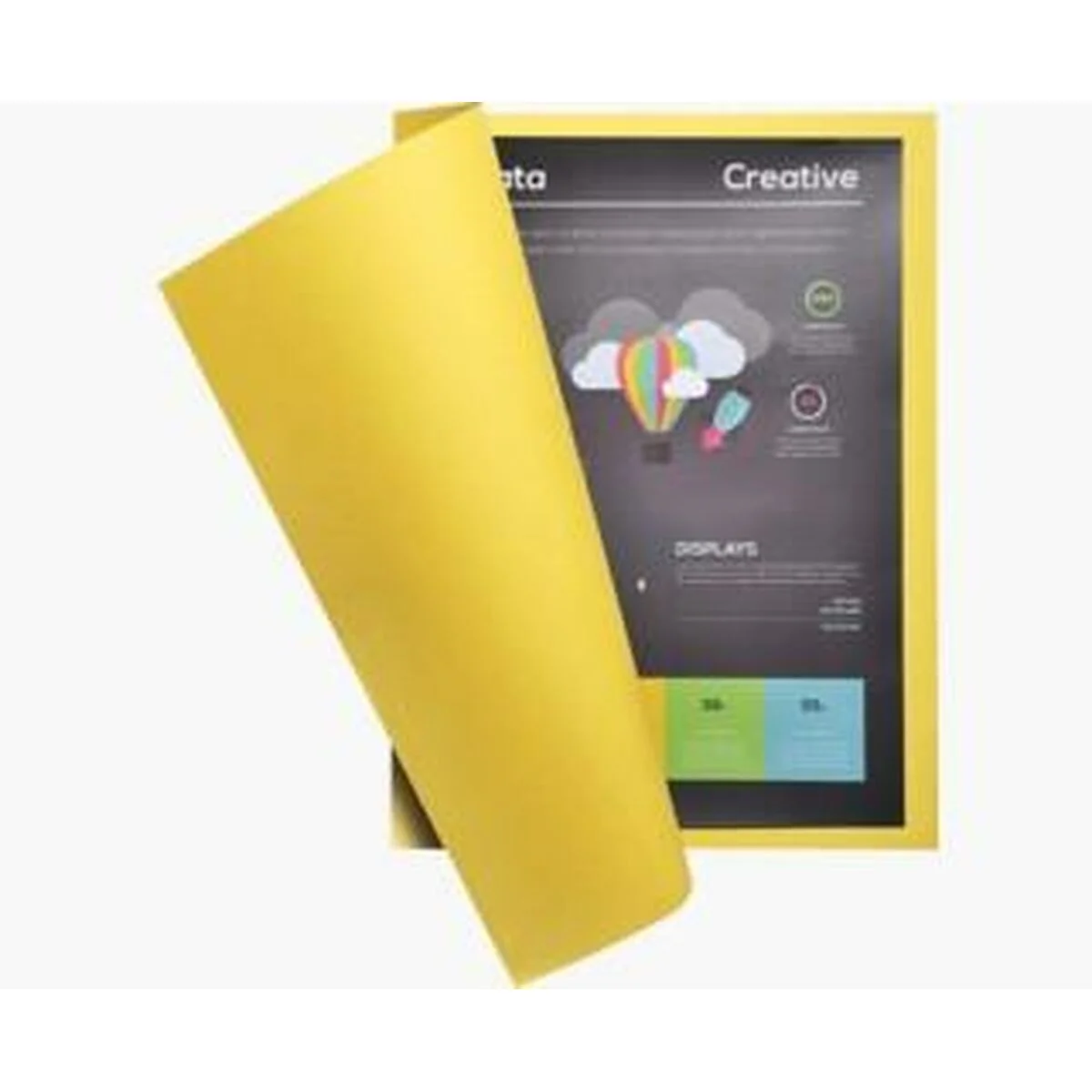 Set de Subcarpetas Exacompta ROCK Amarillo A4 100 Piezas (5 Unidades)