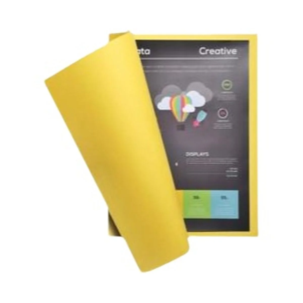 Set de Subcarpetas Exacompta ROCK Amarillo A4 100 Piezas (5 Unidades)