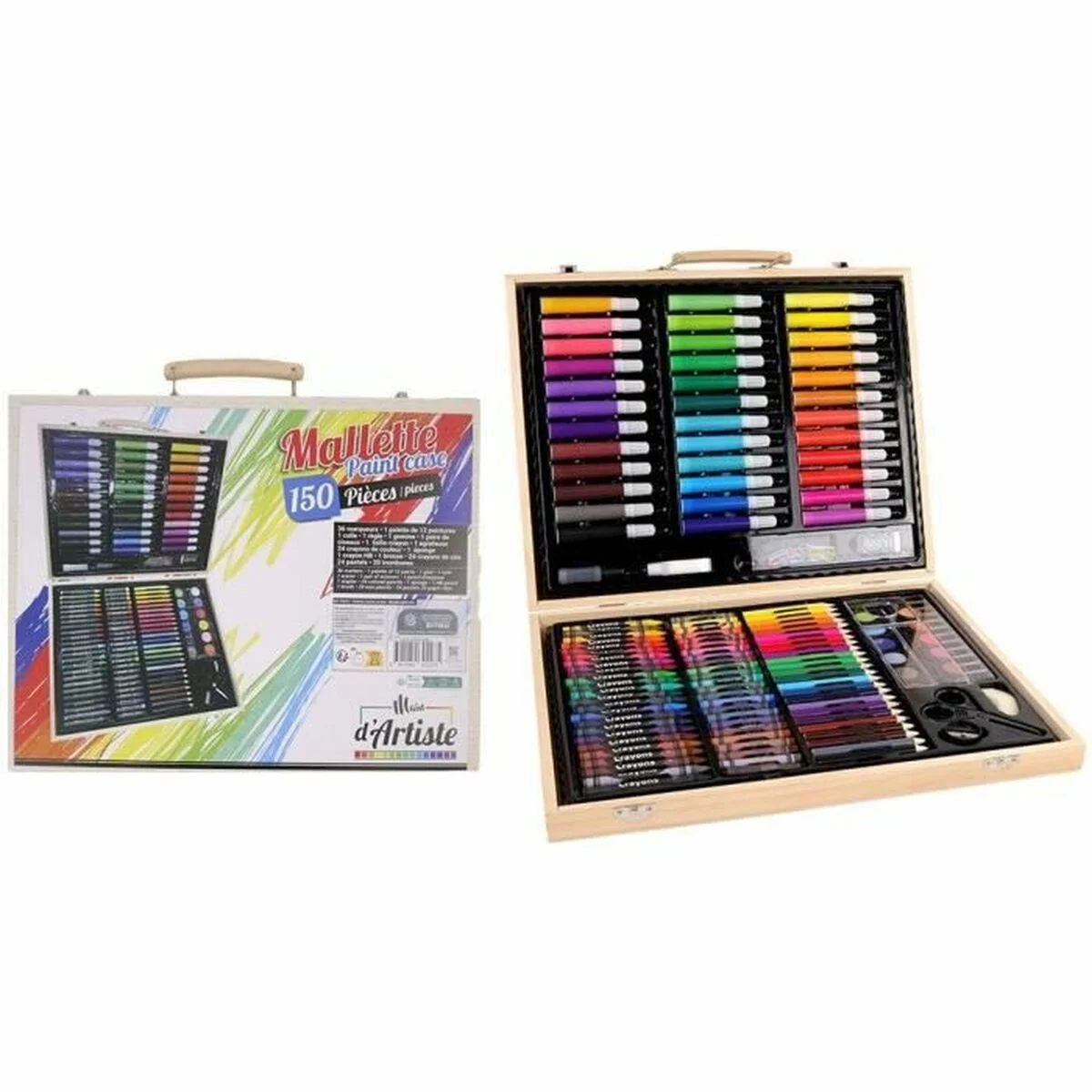 Set de Dibujo Multicolor 150 Piezas