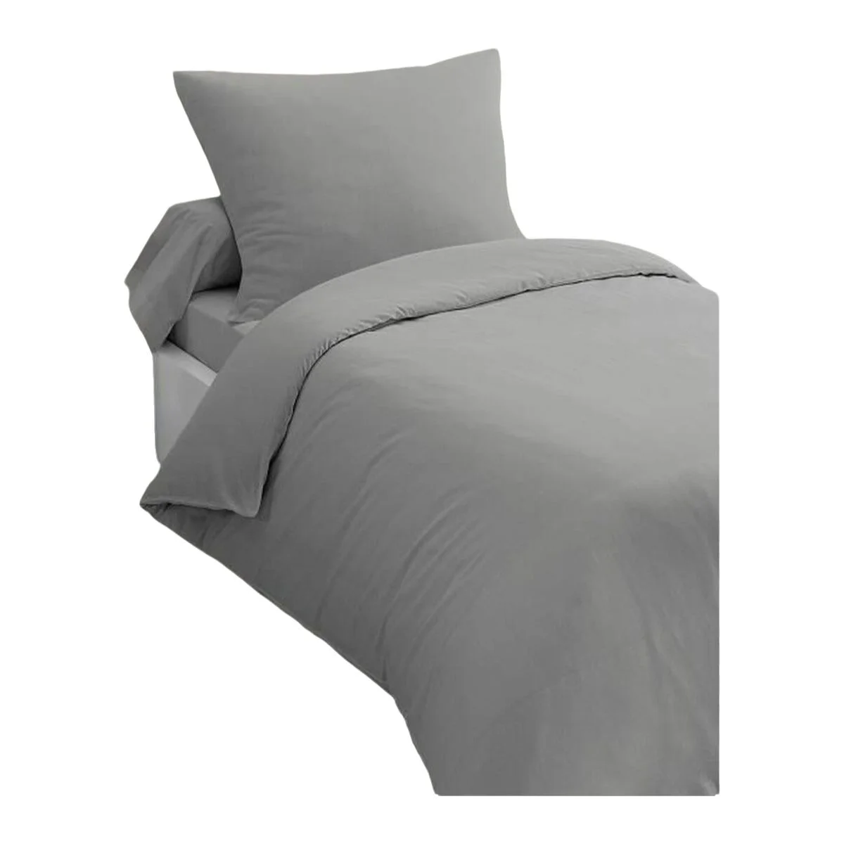 Juego de funda nórdica HOME LINGE PASSION Gris claro Cama de 140 2 Piezas