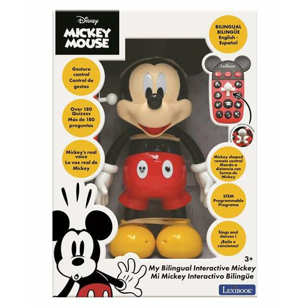 Juguete Interactivo Mickey Mouse 29,8 x 21 x 13,1 cm