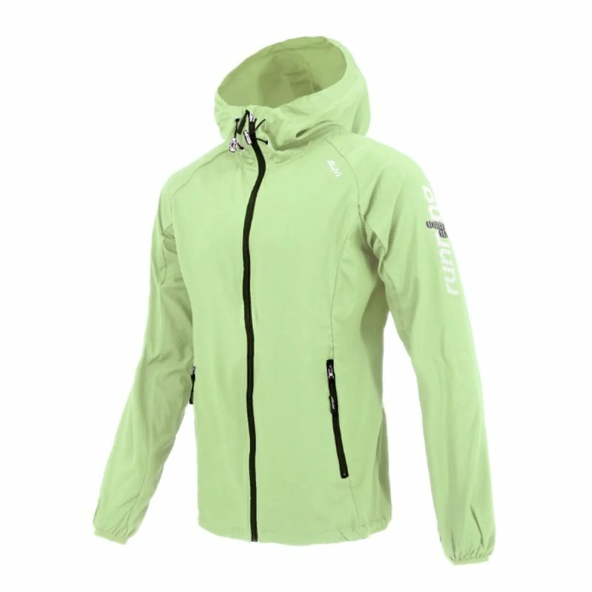 Chaqueta Cortavientos Joluvi Meta Hood Citrico Verde