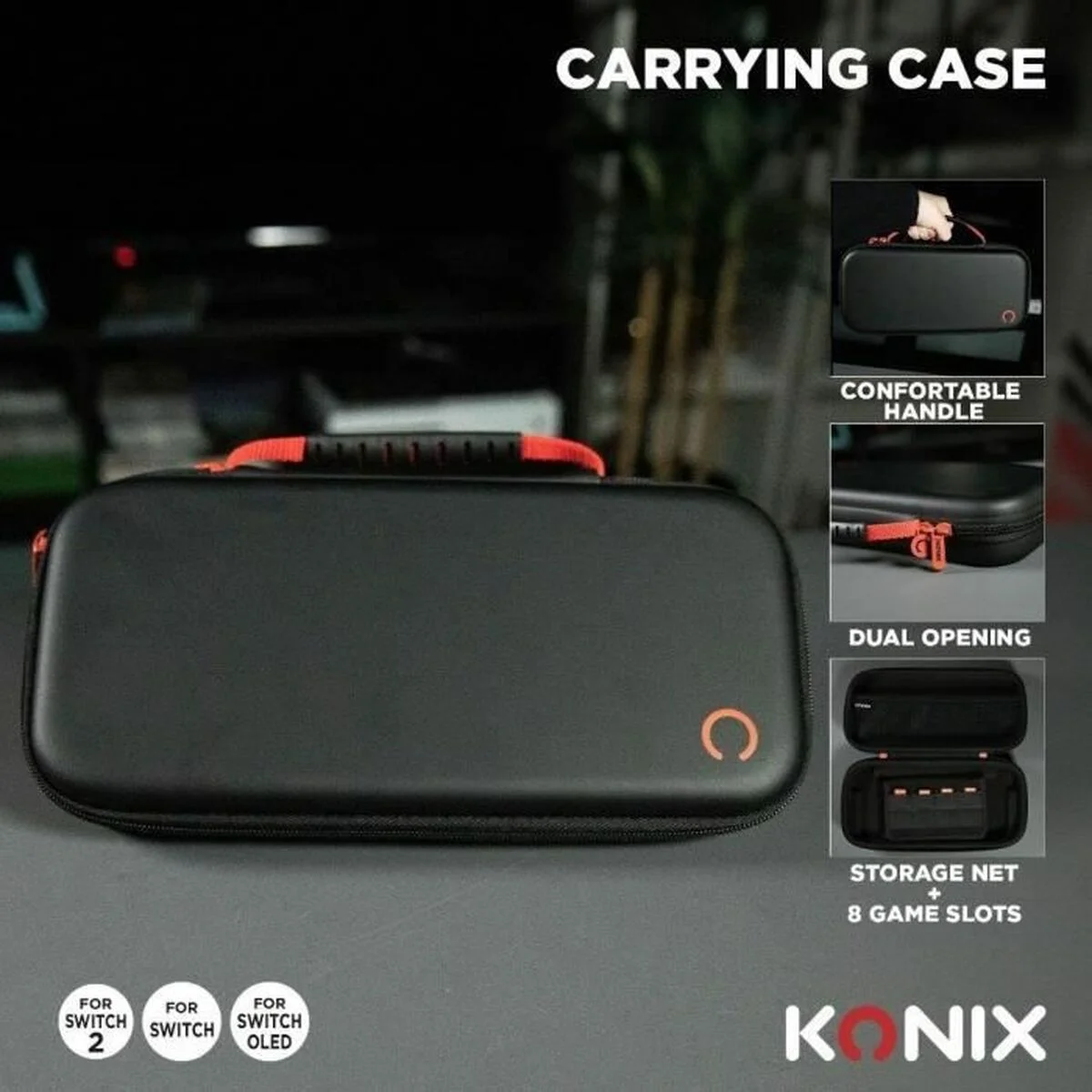 Estuche para Nintendo Switch 2 KONIX