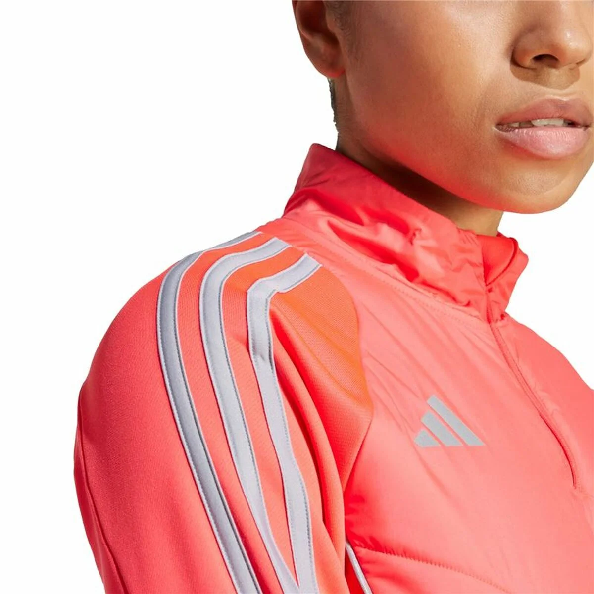 Sudadera sin Capucha Mujer Adidas Winterized Salmón