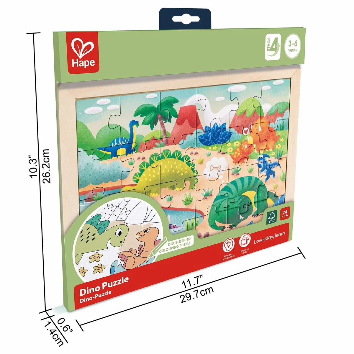 Puzzle Hape Dinosaurios