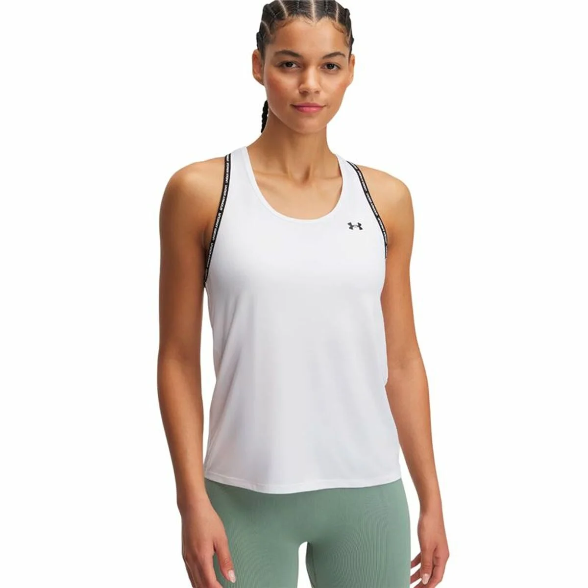 Camiseta de Tirantes Mujer Under Armour Tech Blanco (S)