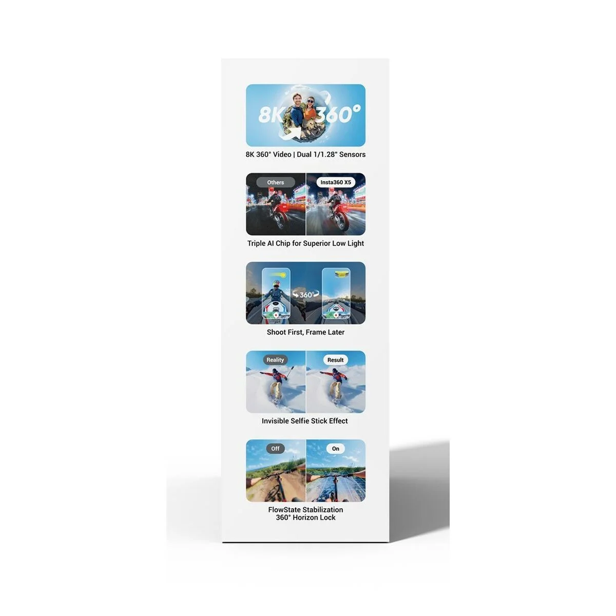 Cámara Digital Insta360 CINSAAHA(X504) Negro