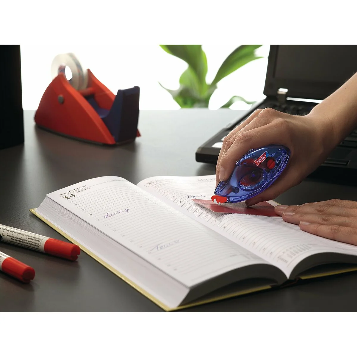 Glue TESA 59090-00005-03 Blue Transparent Colourless Plastic Eraser