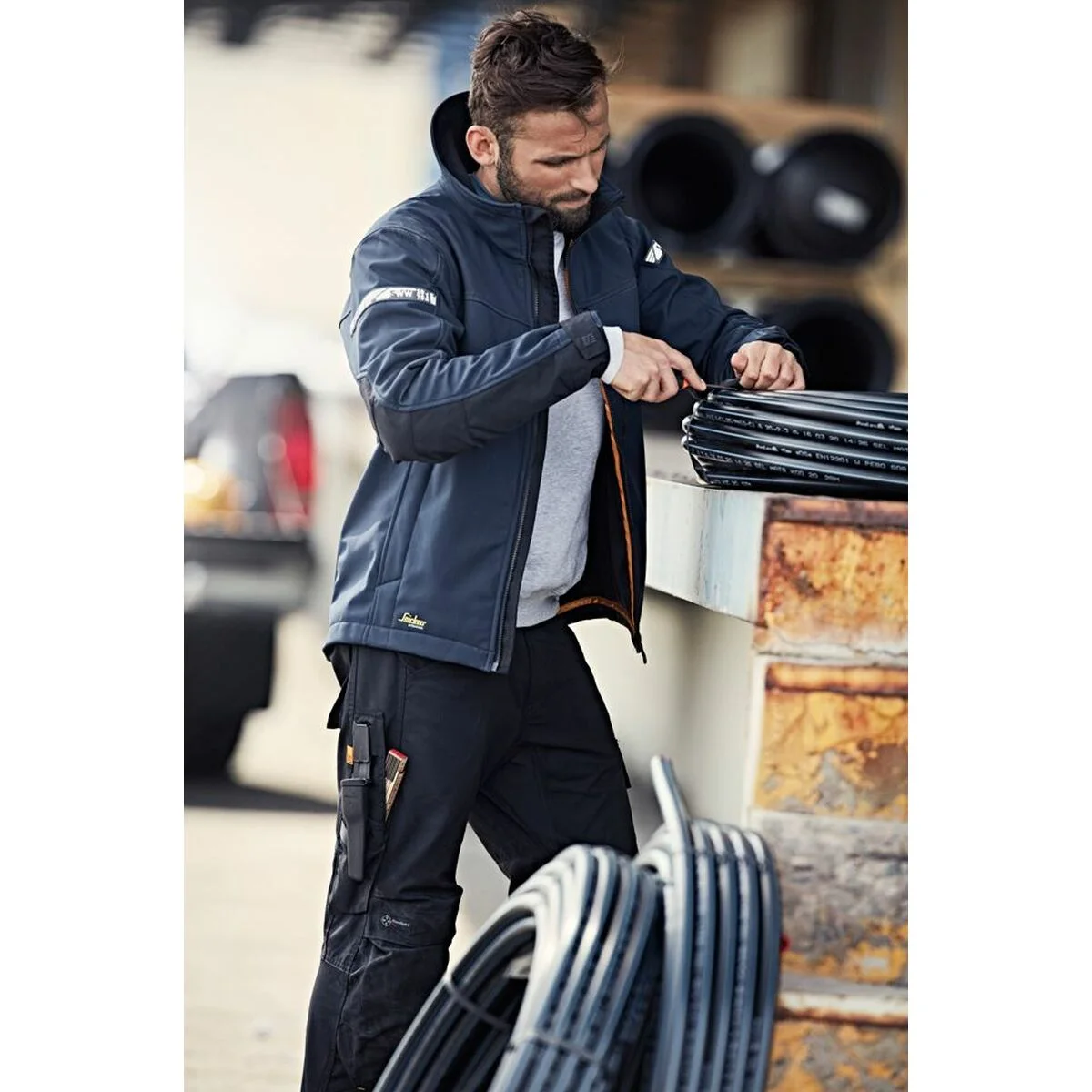 Chaqueta de trabajo Snickers Workwear Azul marino