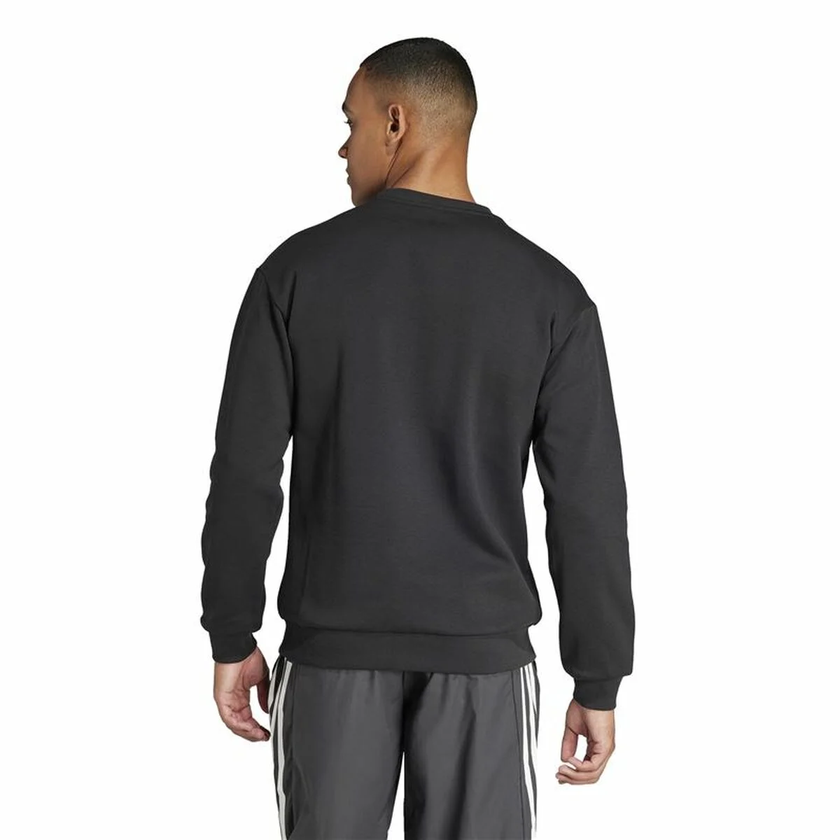 Sudadera sin Capucha Hombre Adidas Fi Bos Crw Negro XXL