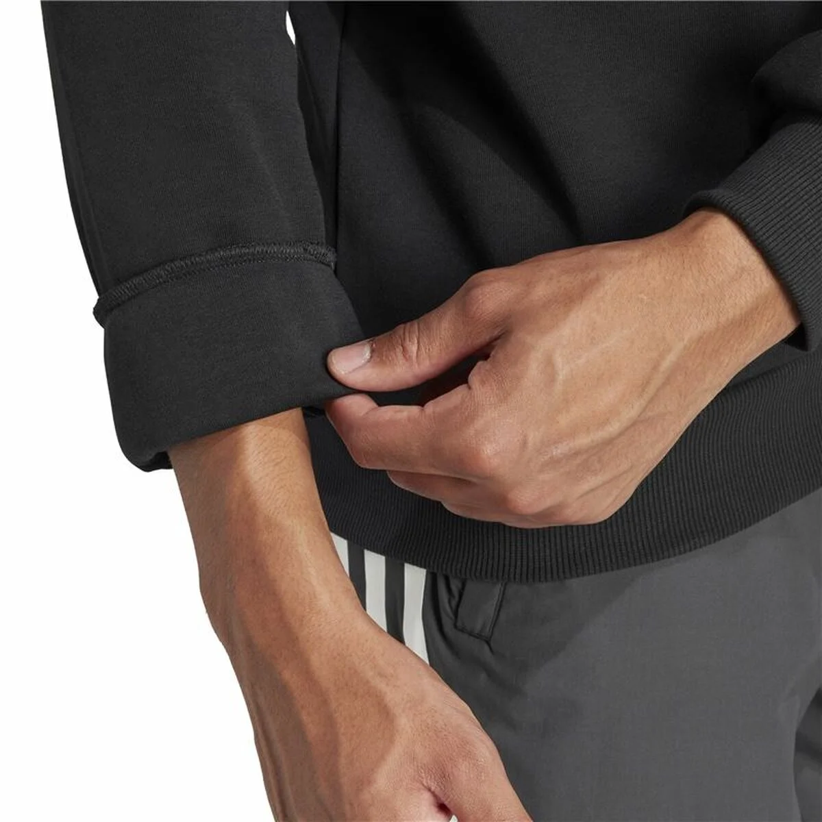 Sudadera sin Capucha Hombre Adidas Fi Bos Crw Negro XXL