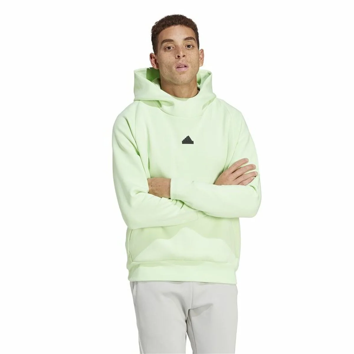 Sudadera con Capucha Hombre Adidas Z.N.E. Verde XXL