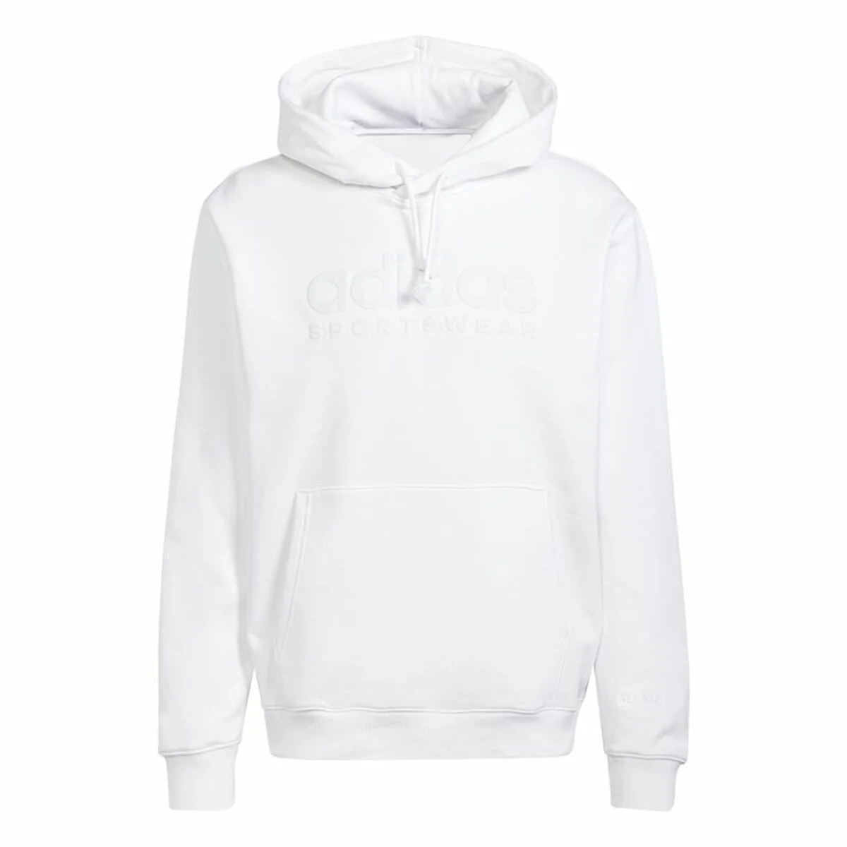 Sudadera con Capucha Hombre Adidas All Szn G Hdy Blanco L