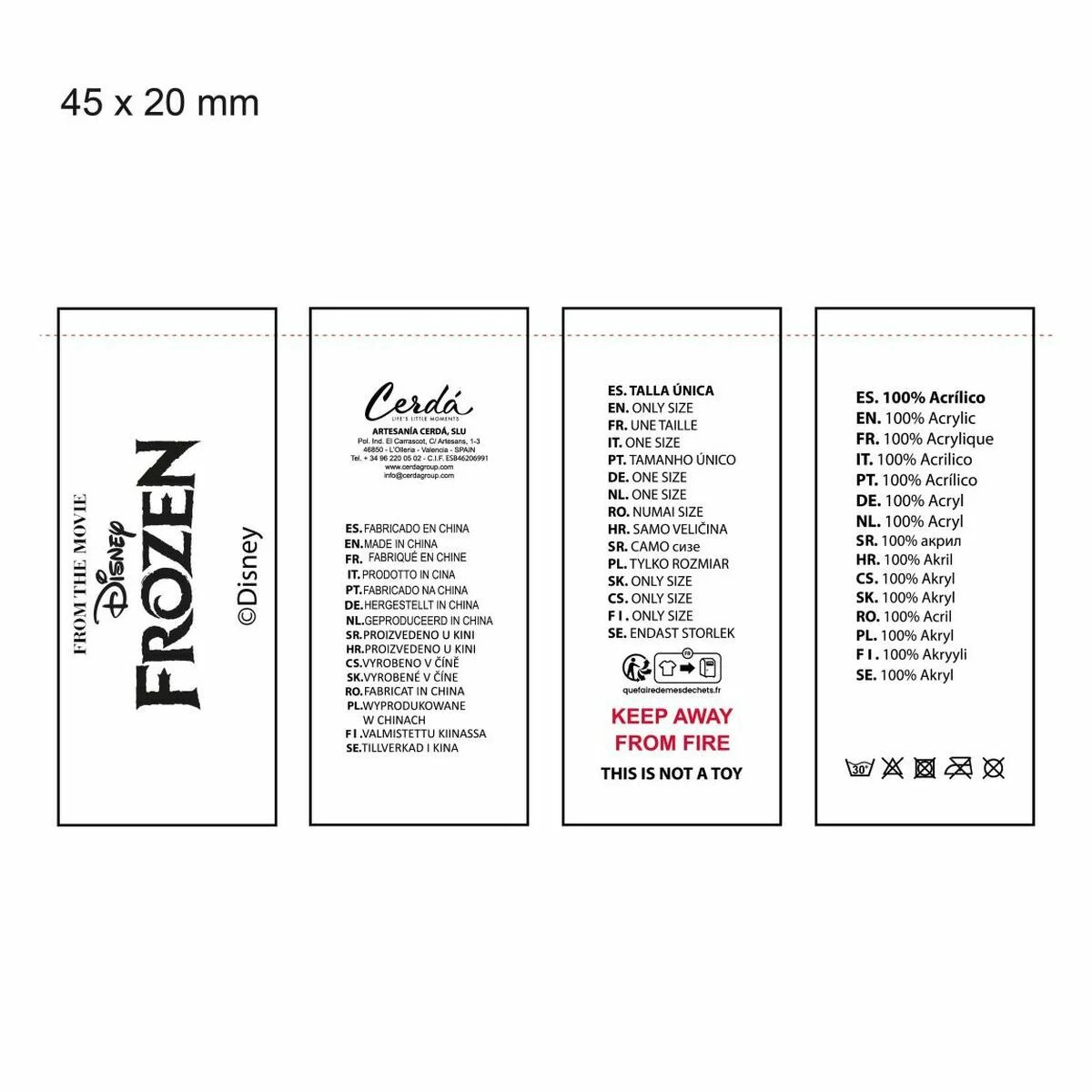 Gorro y Guantes Frozen Azul