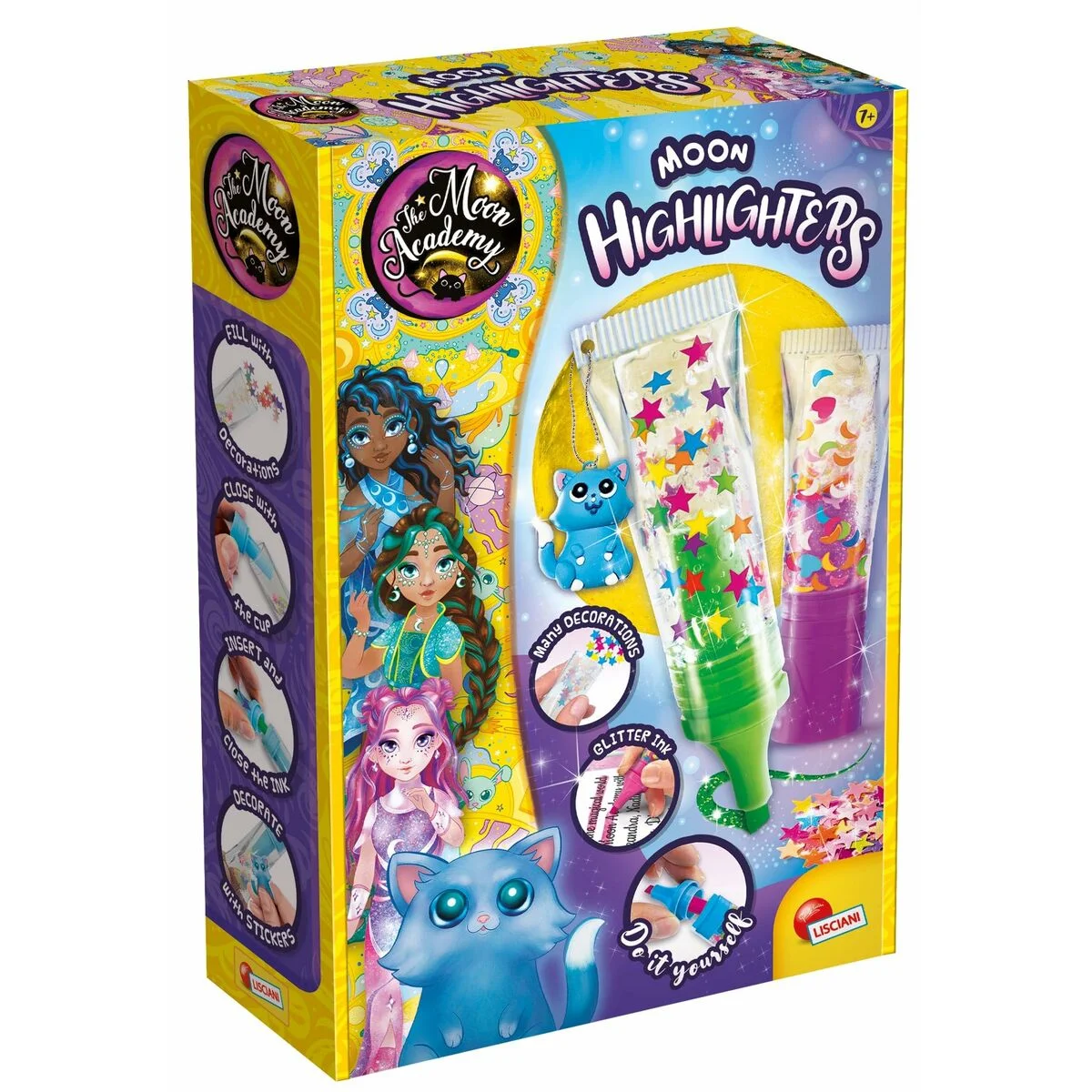 Juego de Manualidades Lisciani Giochi The Moon Academy Moon Highlighters Multicolor