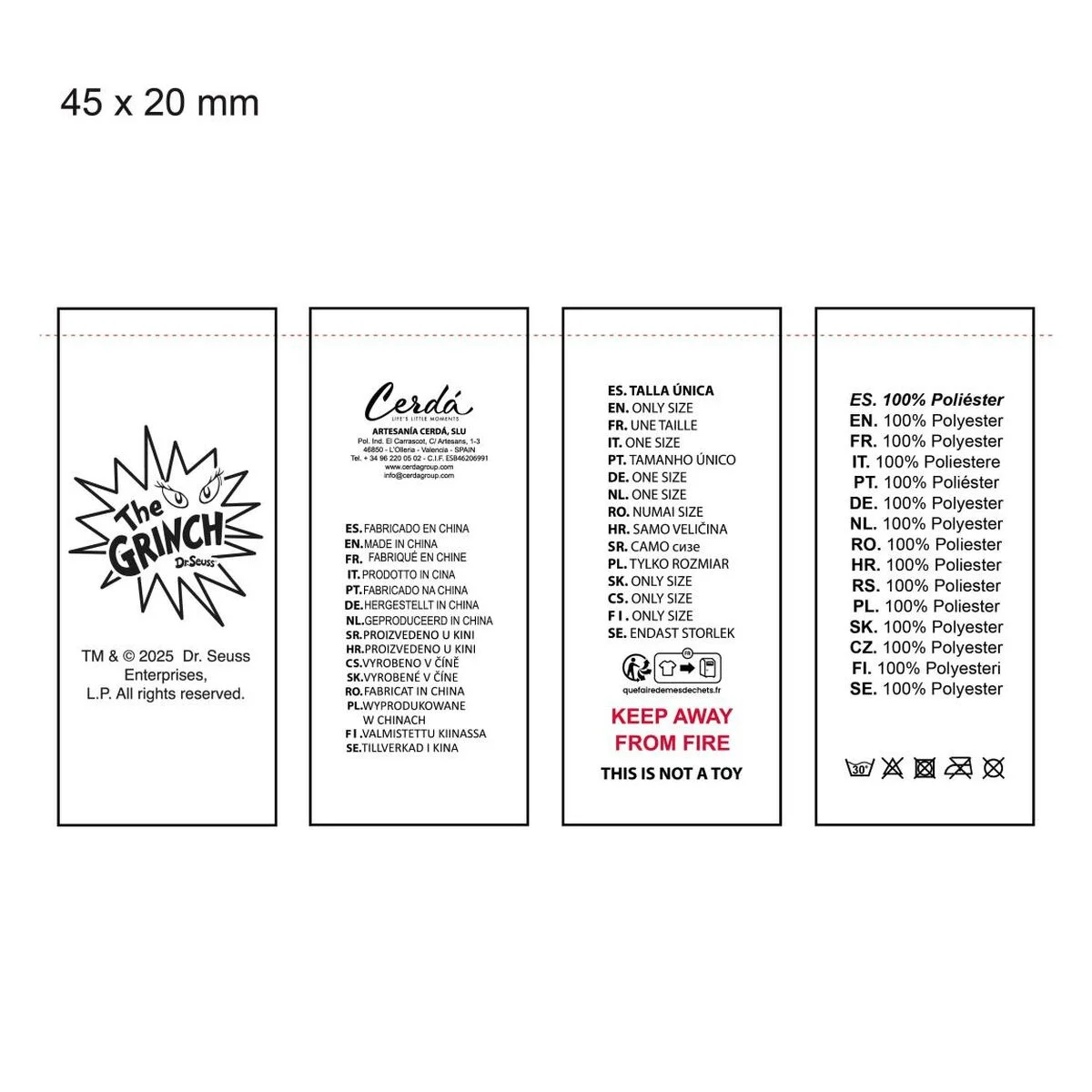 Gorra Infantil The Grinch Verde