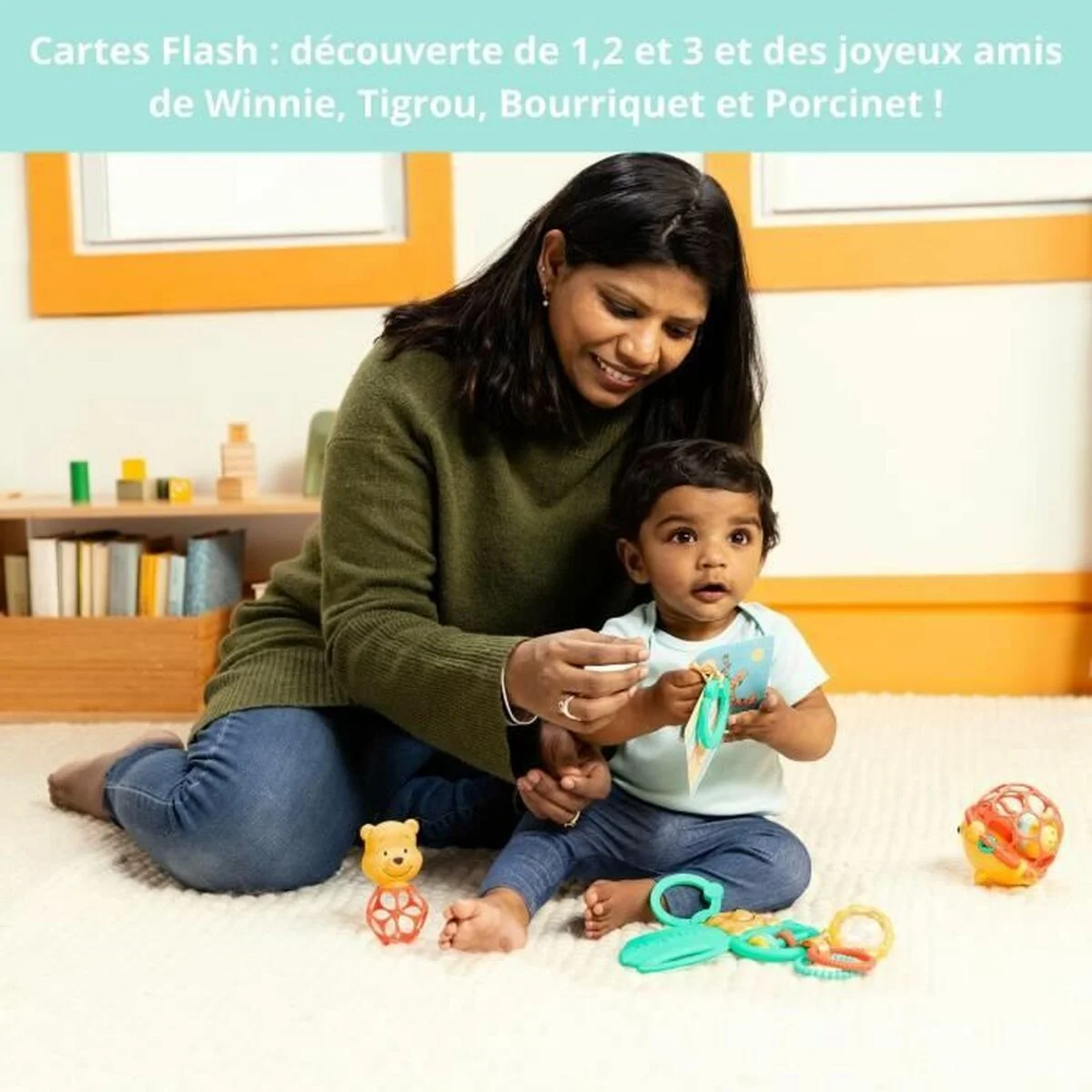 Set de Juguetes para Bebés Disney BABY WINNIE Multicolor 5 Piezas