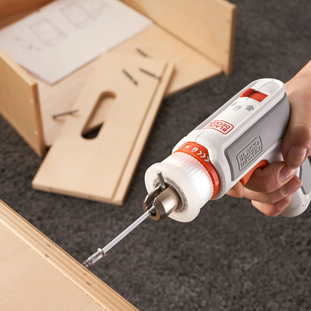 Atornillador eléctrico Black & Decker bcknvcrta01-qw 5 Nm