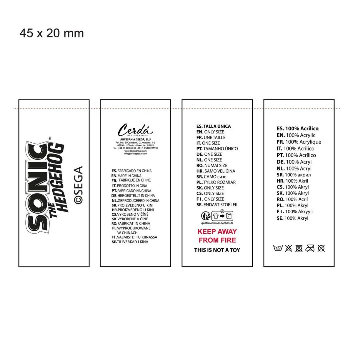 Conjunto de Ropa Sonic Azul