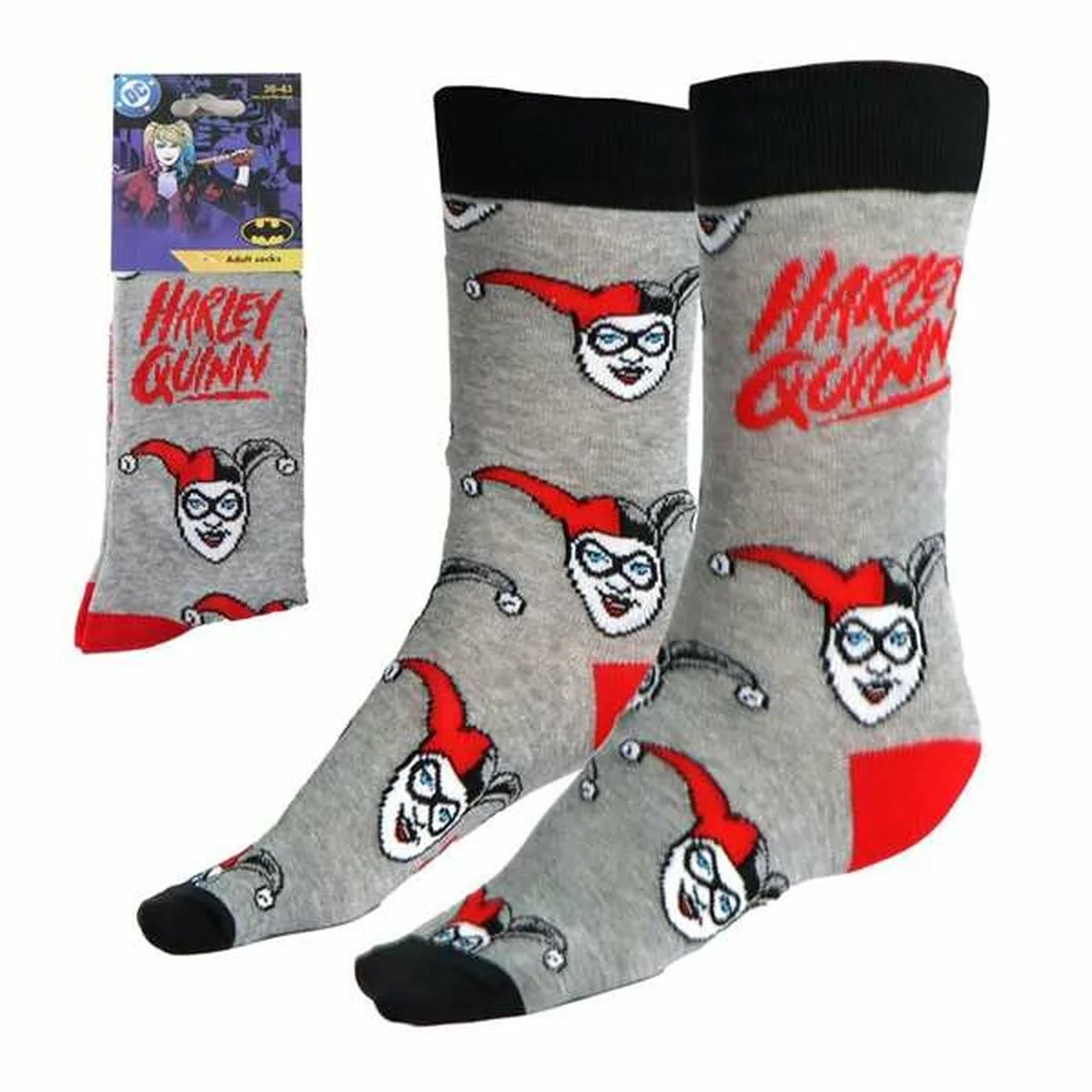 Calcetines Batman Harley Quinn Gris 36-43