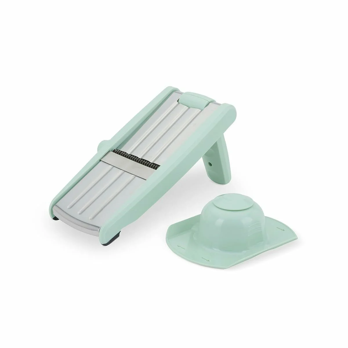 Mandolina-Rallador 3 en 1 Livoo Verde Plateado