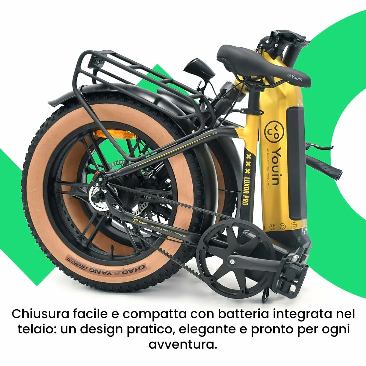 Bicicleta Eléctrica Youin BK1750 LUXOR II PRO A/N Amarillo 250 W