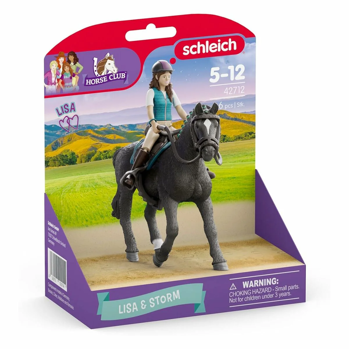 Playset Schleich Horse Club 42712 Lisa & Storm