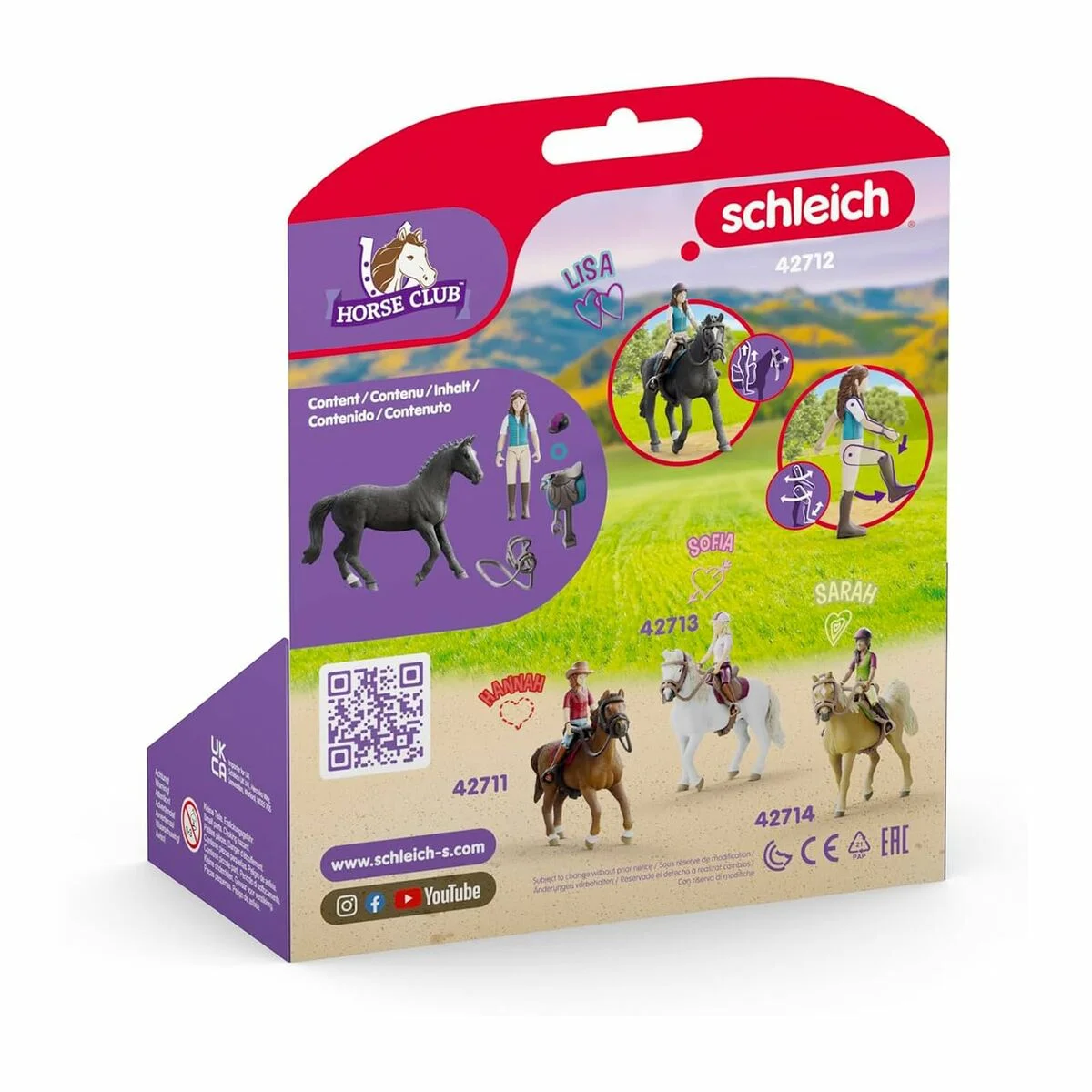 Playset Schleich Horse Club 42712 Lisa & Storm