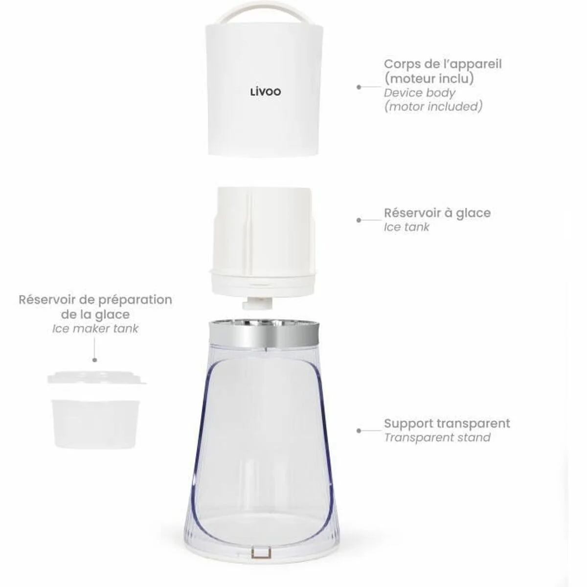 Picadora de Hielo Livoo DOM462 30 W