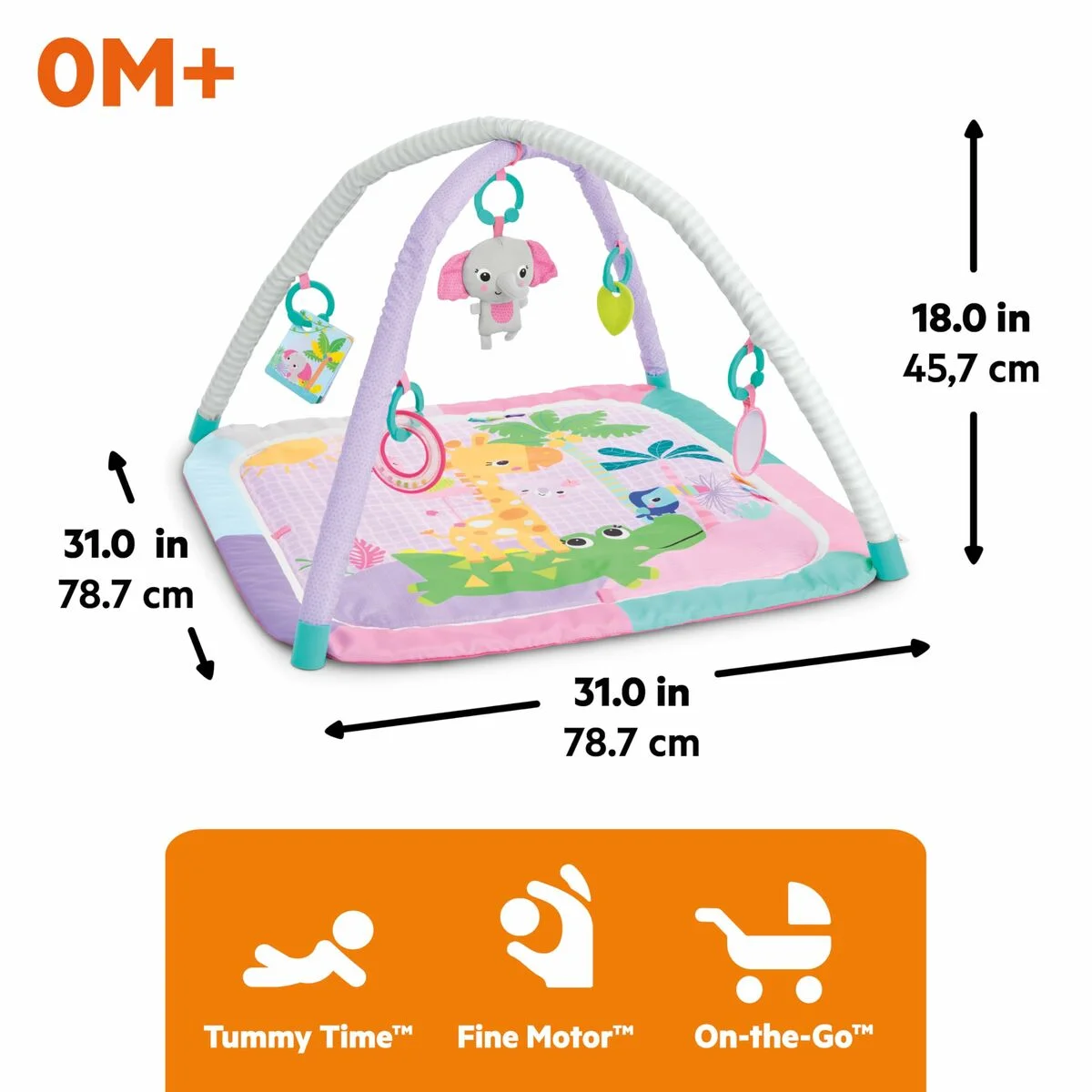 Alfombra de juego Bright Starts Jungle