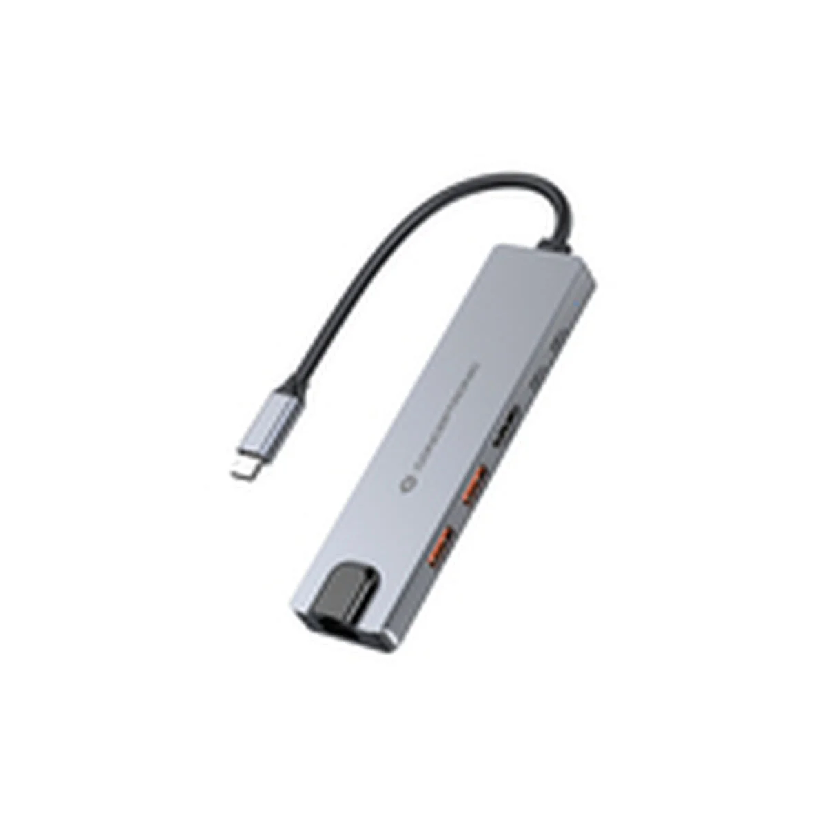 Hub USB Conceptronic 6 en 1 USB 3.2 Gen 2 Gris