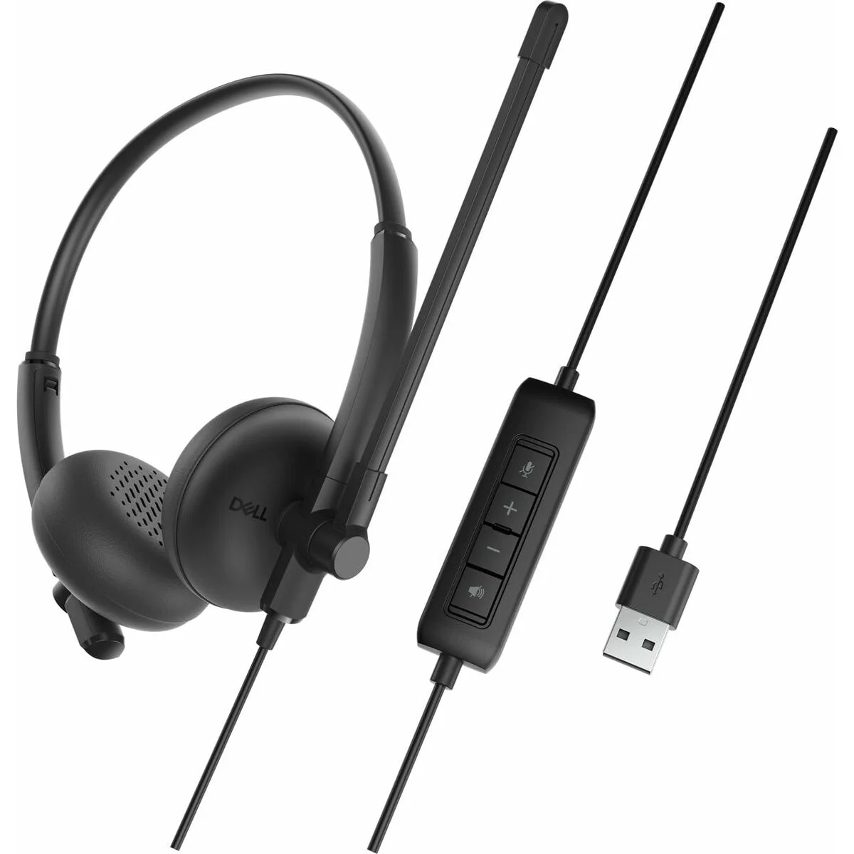 Auriculares con Micrófono Dell WH125-DWW Negro