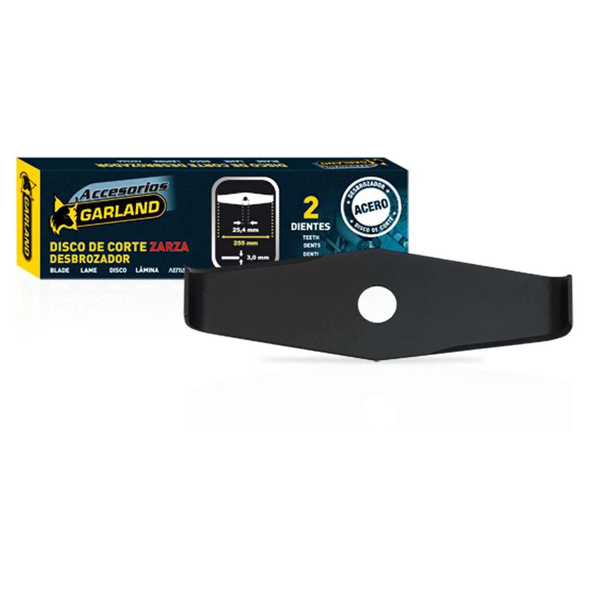 Cutting disc Garland 255 X 25,4 X 3 MM 2 Pieces