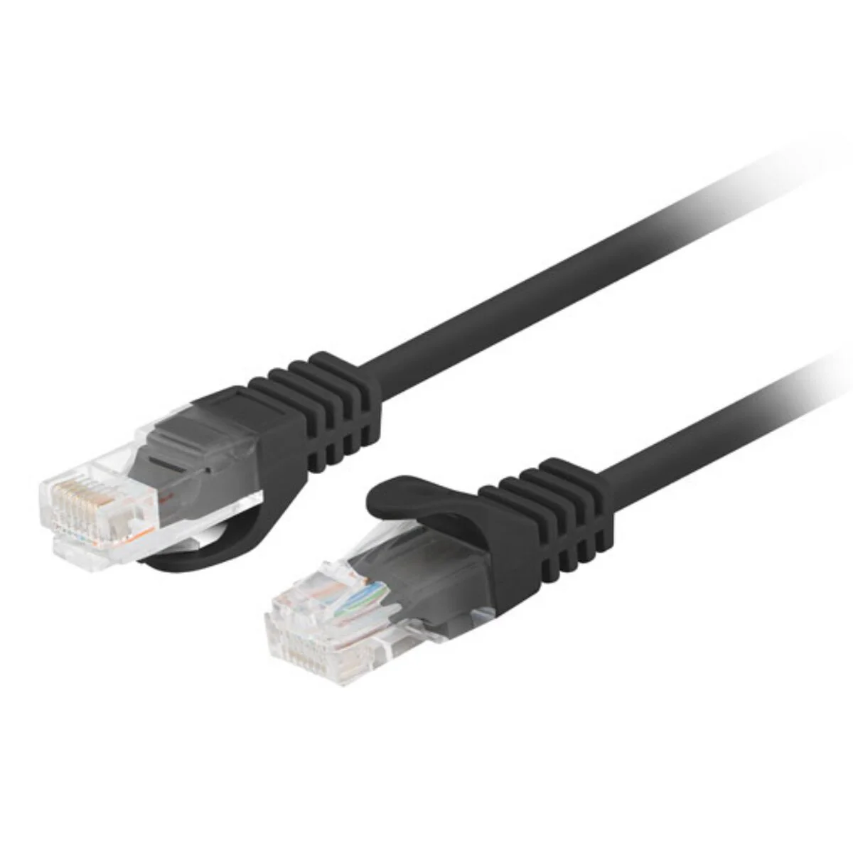 Cable de Red Rígido UTP Categoría 6 Lanberg PCU6-20CC-0025-BK Negro 25 cm U/UTP (UTP)
