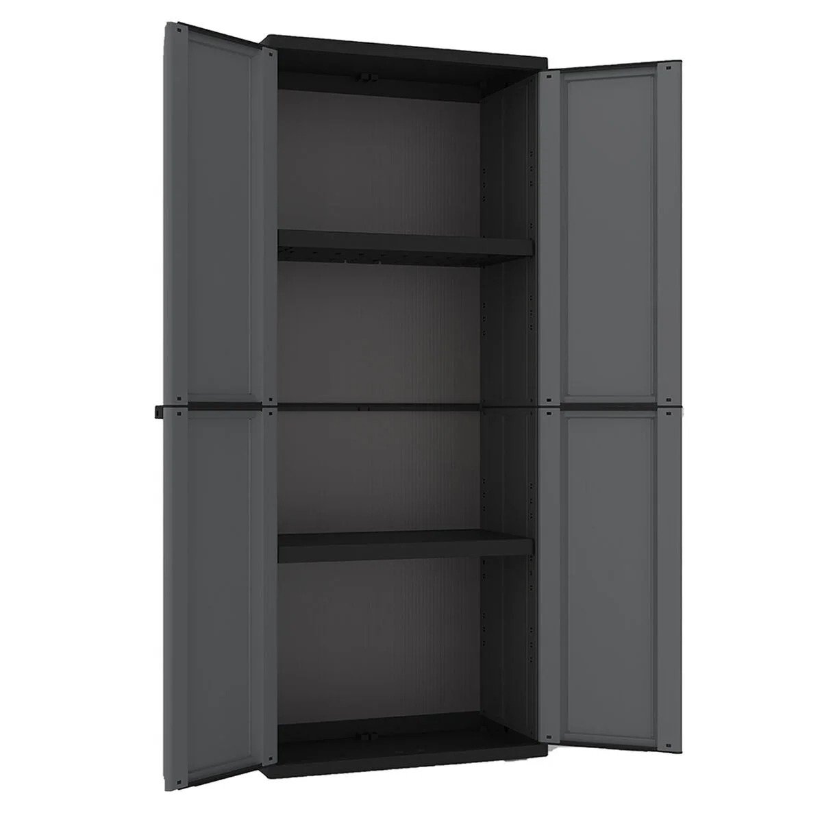 Armario Terry j-base 268 Gris oscuro Polipropileno 68 x 37,5 x 163,5 cm