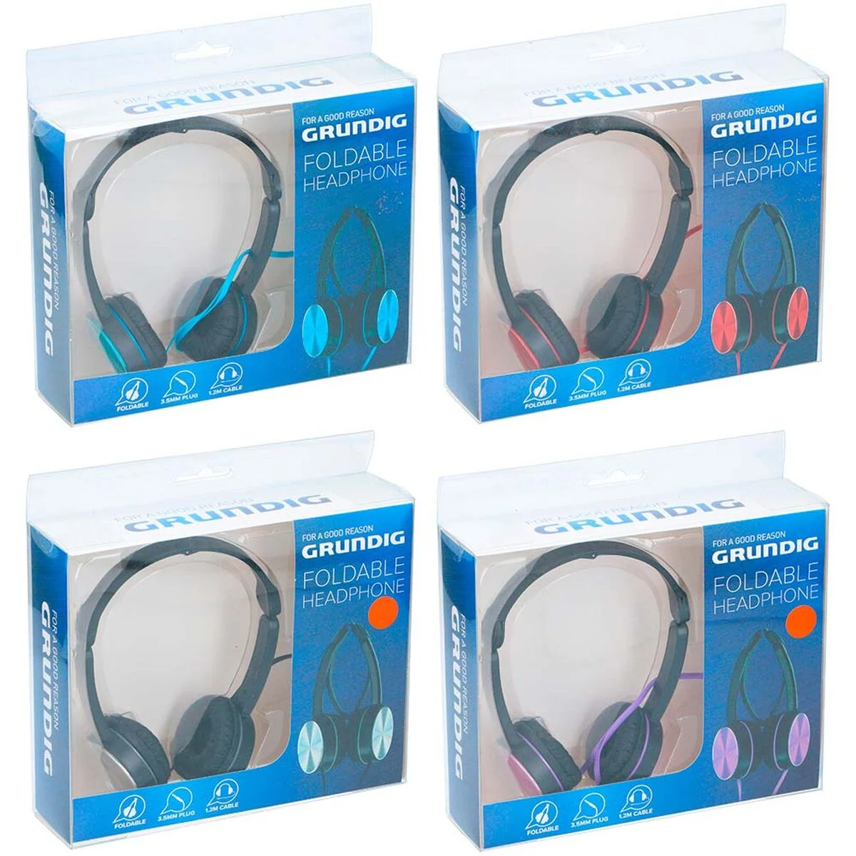 Auriculares de Diadema Plegables Grundig